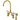 Kingston Brass KS7797TALBS Tudor Bridge Kitchen Faucet with Brass Sprayer, Brushed Brass - BNGBath