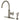 Kingston Brass KS2438RKX Webb Single-Handle Kitchen Faucet with Knurled Handle and Brass Side Sprayer, Brushed Nickel - BNGBath