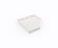 Thumbnail for SS-36NEO 36 x 36 Swanstone Corner Shower Pan with Center Drain in Ice