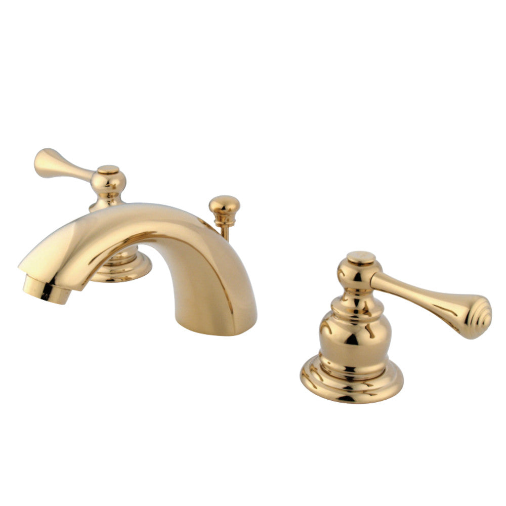 Kingston Brass KB942BL Mini-Widespread Bathroom Faucet, Polished Brass - BNGBath