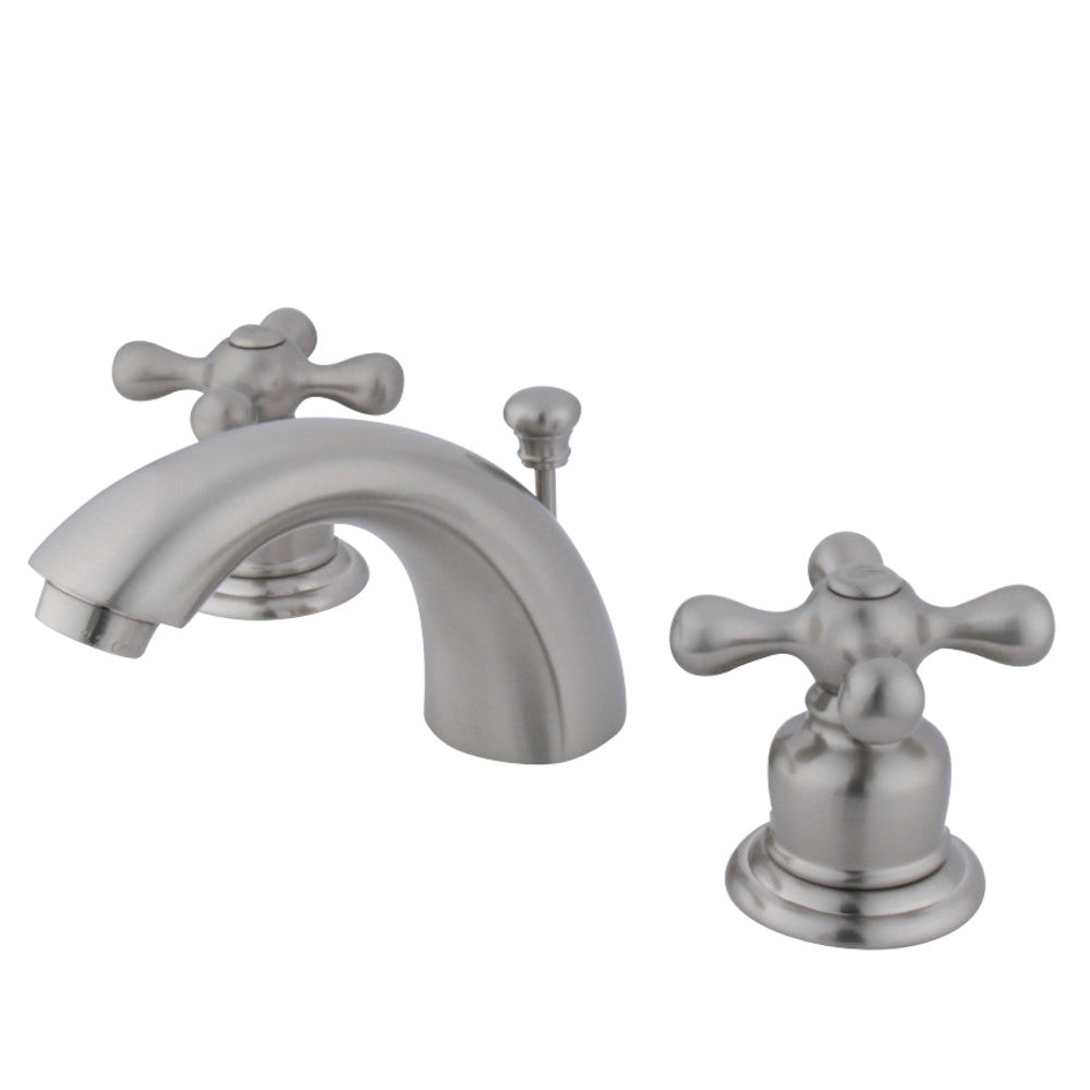 Kingston Brass KB948AX Victorian Mini-Widespread Bathroom Faucet, Brushed Nickel - BNGBath