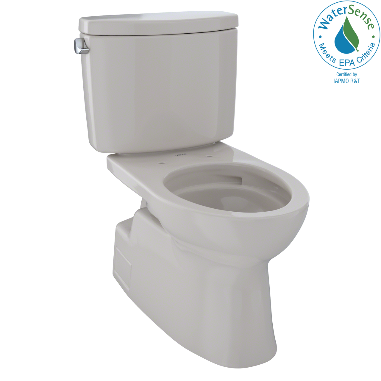 TOTO Vespin II Two-Piece Elongated 1.28 GPF Universal Height Skirted Design Toilet with CeFiONtect,  - CST474CEFG#12 - BNGBath