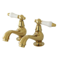 Thumbnail for Kingston Brass KS1102PL Heritage Basin Tap Faucet, Polished Brass - BNGBath