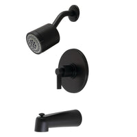 Thumbnail for Kingston Brass KB6690NDL NuvoFusion Single-Handle Tub and Shower Faucet, Matte Black - BNGBath