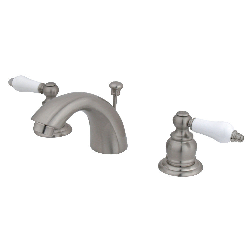 Kingston Brass KB958PL Victorian Mini-Widespread Bathroom Faucet, Brushed Nickel - BNGBath