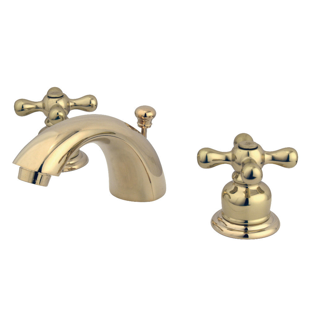 Kingston Brass KB952AX Mini-Widespread Bathroom Faucet, Polished Brass - BNGBath