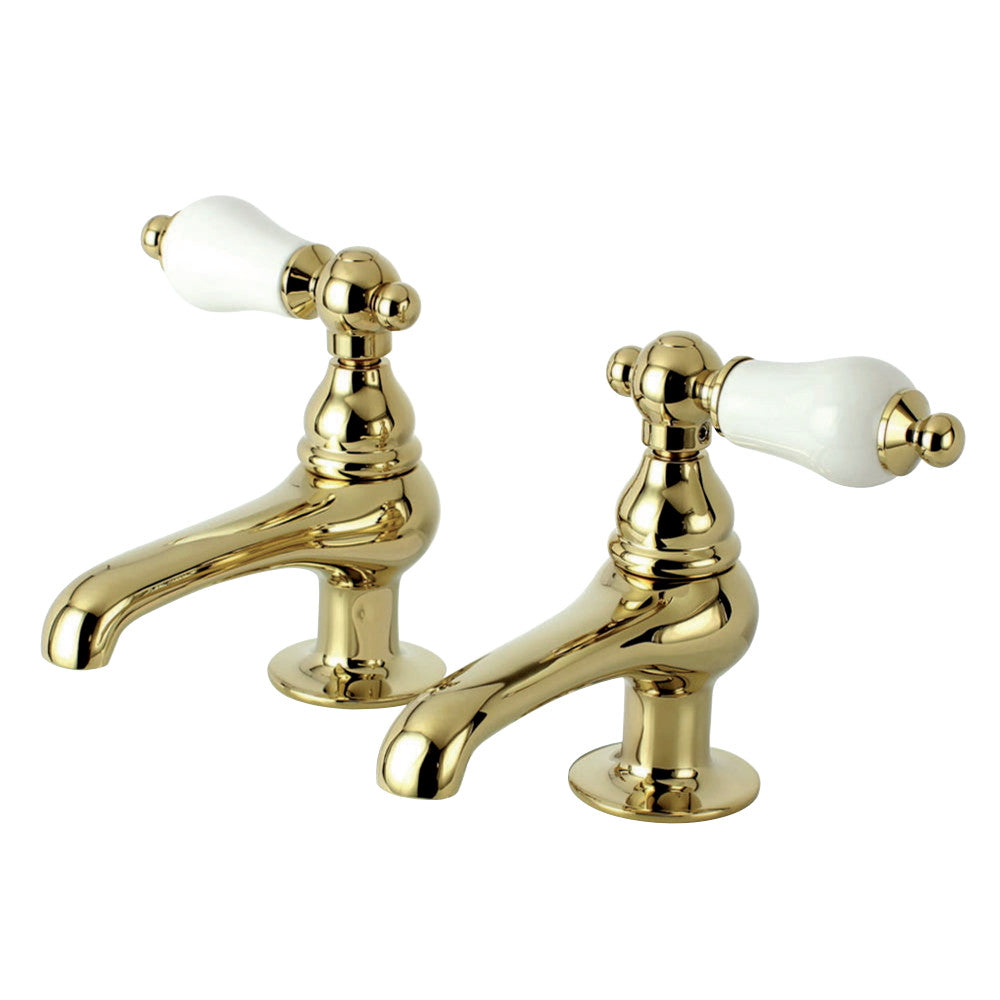 Kingston Brass CC5L2 Basin Faucet (1)CCPL2CSC (1)CCPL2CSH, Polished Brass - BNGBath
