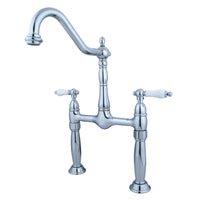 Thumbnail for Kingston Brass KS1071PL Vessel Sink Faucet, Polished Chrome - BNGBath