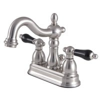 Thumbnail for Kingston Brass KB1608PKL 4 in. Centerset Bathroom Faucet, Brushed Nickel - BNGBath