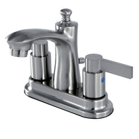 Thumbnail for Kingston Brass FB7628NDL 4 in. Centerset Bathroom Faucet, Brushed Nickel - BNGBath