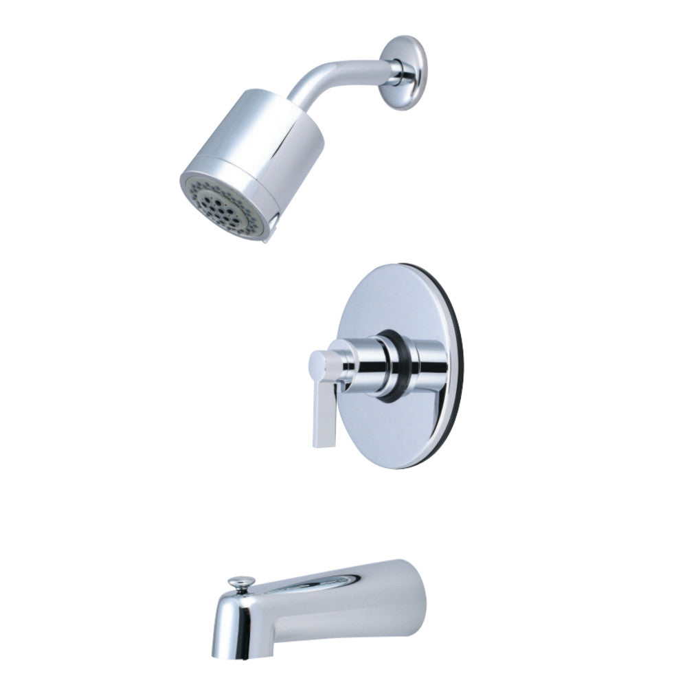 Kingston Brass KB6691NDL NuvoFusion Single-Handle Tub and Shower Faucet, Polished Chrome - BNGBath