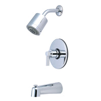 Thumbnail for Kingston Brass KB6691NDL NuvoFusion Single-Handle Tub and Shower Faucet, Polished Chrome - BNGBath