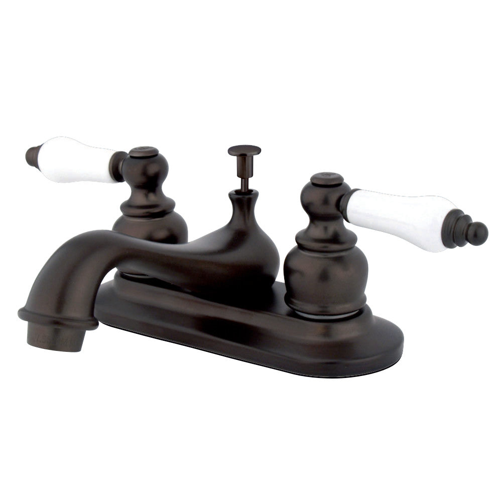 Kingston Brass GKB605PL 4 in. Centerset Bathroom Faucet, Oil Rubbed Bronze - BNGBath