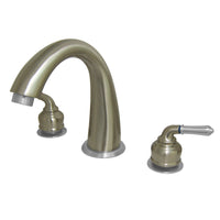 Thumbnail for Kingston Brass KS2367 Roman Tub Faucet, Brushed Nickel/Polished Chrome - BNGBath