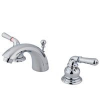 Thumbnail for Kingston Brass KS2951 Mini-Widespread Bathroom Faucet, Polished Chrome - BNGBath