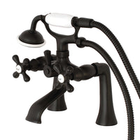 Thumbnail for Kingston Brass KS268ORB Kingston Clawfoot Tub Faucet with Hand Shower, Oil Rubbed Bronze - BNGBath