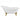 Imperial 62 Inch Cast Iron Slipper Clawfoot Tub, Flat Rim, Rim Faucet Drillings by Maidstone