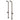Single Offset Freestanding Tub Supply Lines by Maidstone