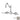 Peyton Wall Mount Kitchen Faucet with Metal Lever Handles by Maidstone