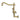 Audrey Wall Mount Kitchen Faucet with Metal Cross Handles by Maidstone