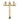 Audrey Wall Mount Kitchen Faucet with Metal Cross Handles by Maidstone