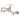Wall Mount Kitchen Faucet with Metal Cross Handles by Maidstone