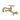 Wall Mount Kitchen Faucet with Metal Cross Handles by Maidstone