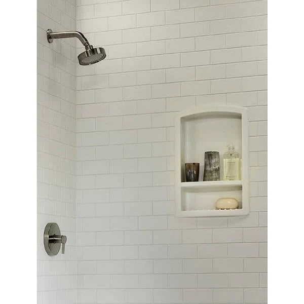 DIY Bathroom Shampoo Soap Shelf Dish Shower Niche Recessed Tile