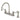 Kingston Brass FB798DLSP Concord 8-Inch Centerset Kitchen Faucet with Sprayer, Brushed Nickel - BNGBath