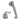 Kingston Brass KSK2368TR Deck Mount Hand Shower with Diverter for Roman Tub Faucet - BNGBath