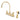 Kingston Brass KB3752AXBS Restoration Centerset Kitchen Faucet, Polished Brass - BNGBath