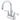 Kingston Brass KS2611FL 4 in. Centerset Bathroom Faucet, Polished Chrome - BNGBath