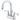 Kingston Brass KS2611FL 4 in. Centerset Bathroom Faucet, Polished Chrome - BNGBath