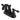 Fauceture FSY5610ACL American Classic 4 in. Centerset Bathroom Faucet with Plastic Pop-Up, Matte Black - BNGBath