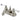Kingston Brass KB607BL 4 in. Centerset Bathroom Faucet, Brushed Nickel/Polished Chrome - BNGBath