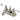 Kingston Brass KB607BL 4 in. Centerset Bathroom Faucet, Brushed Nickel/Polished Chrome - BNGBath