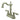 Kingston Brass KB1498AL Heritage Two-Handle Bar Faucet, Brushed Nickel - BNGBath