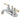 Kingston Brass KB604BL 4 in. Centerset Bathroom Faucet, Polished Chrome/Polished Brass - BNGBath