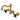 Kingston Brass KS1257PKX Duchess Two-Handle Wall Mount Bathroom Faucet, Brushed Brass - BNGBath