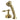 Kingston Brass KSK3332NLTR Deck Mount Hand Shower with Diverter for Roman Tub Faucet, Polished Brass - BNGBath