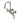 Kingston Brass CA1T8 Vintage 3-3/8" Tub Wall Mount Clawfoot Tub Faucet - BNGBath