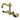 Kingston Brass KS1223PKL Duchess Two-Handle Wall Mount Bathroom Faucet, Antique Brass - BNGBath