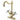 Kingston Brass KS1432PX Heritage Two-Handle Bathroom Faucet with Brass Pop-Up and Cover Plate, Polished Brass - BNGBath