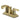Kingston Brass KB4647NDL NuvoFusion 4 in. Centerset Bathroom Faucet, Brushed Brass - BNGBath