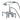 Kingston Brass CC420T1 Vintage Adjustable Center Wall Mount Tub Faucet, Polished Chrome - BNGBath