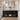 Holden 72 Inch Birch and Oak Console Vanity-Black-White Quartz / Rectangle Sink by Maidstone