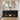 Holden 72 Inch Birch and Oak Console Vanity-Black-White Quartz / Rectangle Sink by Maidstone
