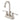 Kingston Brass KB3618TL 4 in. Centerset Bathroom Faucet, Brushed Nickel - BNGBath