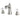 Kingston Brass KB7968PX 8 in. Widespread Bathroom Faucet, Brushed Nickel - BNGBath