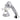 Kingston Brass KSK4301PXTR Deck Mount Hand Shower with Diverter for Roman Tub Faucet, Polished Chrome - BNGBath